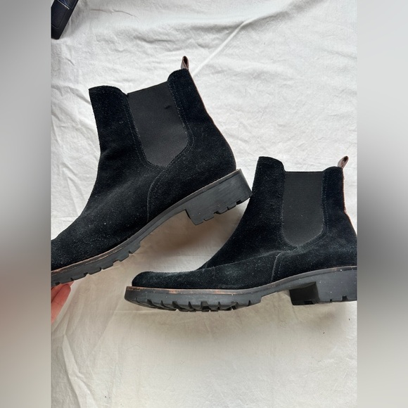 Sam Edelman genuine leather all weather winter Chelsea boot lugge rubber sole - Picture 5 of 9